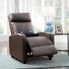 LACOO Faux Leather Home Theater Recliner with Massage Backrest - 2 of 4