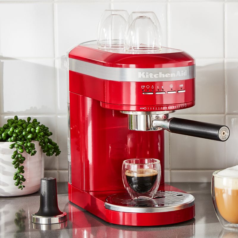 KitchenAid Semi-Automatic Espresso Machine - Empire Red, 6 of 11