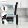 Nispira Crevice Cleaning Brush, Hard Bristle Scrub Brush for Gaps, Bathroom Cleaning Tool for Windows, Faucets, and Corners, 3 Packs - 2 of 4