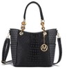 MKF Collection Miriam Handbag Signature Women Vegan Leather Tote by Mia K - 2 of 4