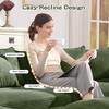 82.6" Oversized Cloud Modular Sectional Couch, Corduroy Fabric, Extra-Wide Armrests, Throw Pillows, Ergonomic Design - 4 of 4