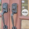 Unique Bargains Acrylic Self-Adhesive Decor Business Push Pull Door Signs 3 Pairs - 4 of 4