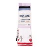MUK LUKS Womens 3 Pack Cotton Compression Crew Socks - 4 of 4