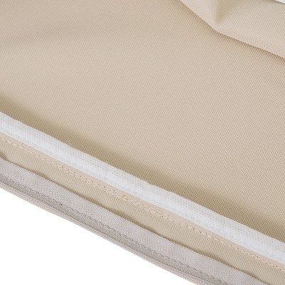 Antique Beige Water-Resistant Patio Chaise Lounge Cushion