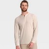 Men's Waffle Henley Shirt - All In Motion™ - 3 of 3