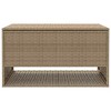 Cushion Box Beige PE rattan, powder-coated steel, polyester Medium - 4 of 4