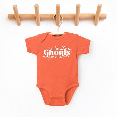 The Juniper Shop All The Ghouls Love Me Diamonds Baby Bodysuit