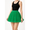 Malco Modes Women’s Tutu Mini Skirt – Fluffy Layered Ballet Underskirt for Carnival, Festival, Rave, Dance, and Costume Wear – Ivory - 4 of 4