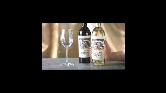 The Girl &#38; The Dragon Pinot Grigio White Wine - 750ml Bottle, 2 of 5, play video