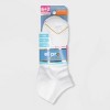 All Pro Women's Extended Size Aqua FX 6+2 Bonus Pack No Show Athletic Socks - White 8-12 - 2 of 3