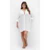 Women's Plus Size Maci Shirt - ivory | CITY CHIC - 2 of 4