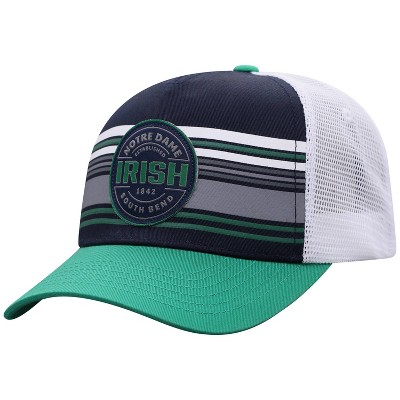 NCAA Notre Dame Fighting Irish Men's Vista Black with Hard Mesh Snapback Hat