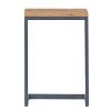GDFStudio Cassie Indoor Fir Wood and Iron C Shaped Side Table - 4 of 4