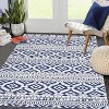 Washable Boho Vintage Area Rug, Low Pile Foldable Non-Slip Non-Shedding Indoor Floor Carpet for Bedroom Home Office - 3 of 4
