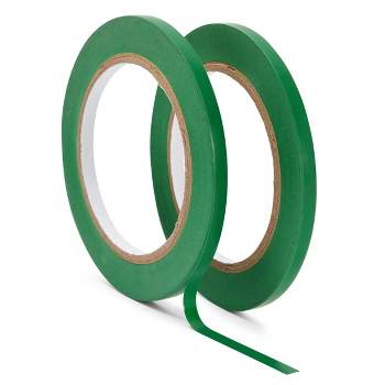 1/4 x 72 Yards Whiteboard Tape, 5 Pack Thin Dry Erase Tape, Green