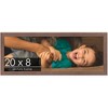 PosterPalooza | Panoramic Shabby Chic Brown Picture Frame - UV Acrylic, Foam Board Backing, Hanging Hardware - 2 of 4