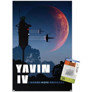 Trends International Star Wars: Yavin - Visit Yavin by Russell Walks 23 Unframed Wall Poster Prints - 1 of 4