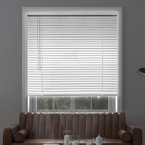 Chicology Blackout Vinyl Mini Curtain Blind White - 1 of 4