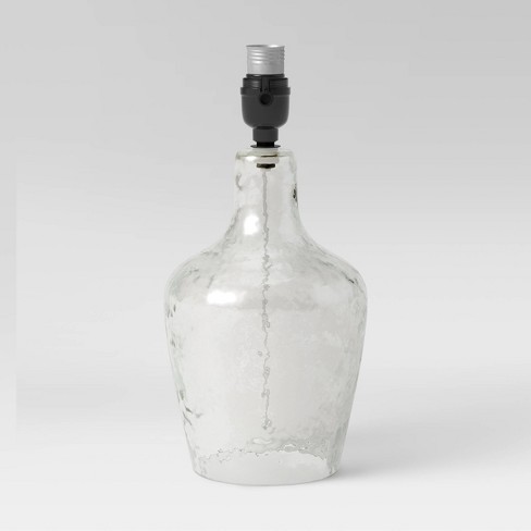 Artisan Glass Jug Small Lamp Base Clear - Threshold™ - image 1 of 1