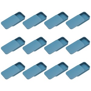 Unique Bargains Metal Anti-Oxidation Slide Top Rectangular Tin Containers 12 Pcs - 1 of 4