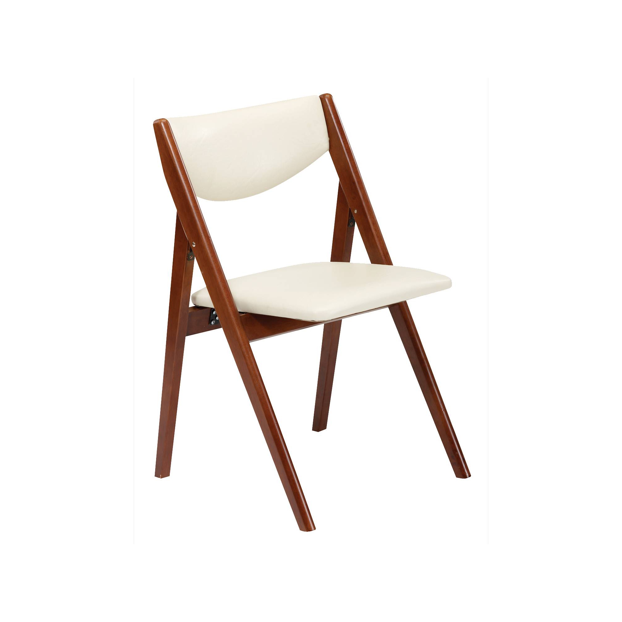 Set of 2 Comfort Folding Chair Cherry - Stakmore