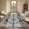 Parrot Uncle Indoor and Outdoor 7ft x 5ft Vintage  Machine Washable Area Rug Pet Friendly - 2 of 4
