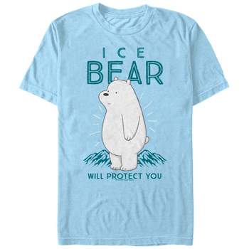 Men's We Bare Bears Ice Bear Will Protect You T-Shirt