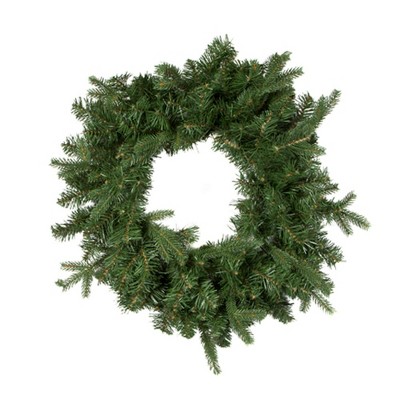 Kurt Adler 24-inch Unlit Noble Fir Wreath : Target