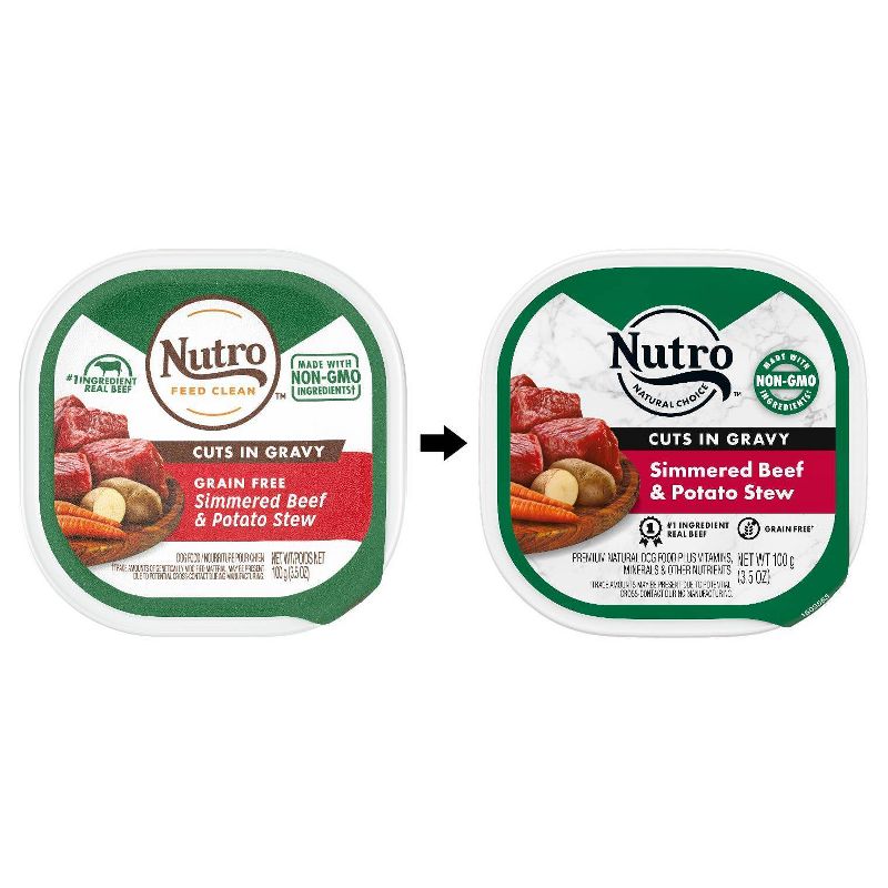 Nutro Cuts In Gravy Grain Free Adult Wet Dog Food - 3.5oz, 4 of 15