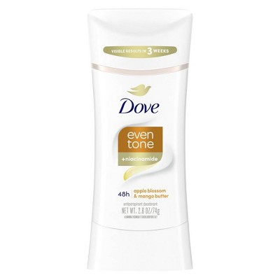 Dove Beauty Even Tone 48-Hour Women's Antiperspirant & Deodorant Stick - Apple Blossom & Mango Butter - 2.6oz