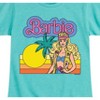 Girls' - Barbie - Cali Sunset Barbie- Girls Fitted Short Sleeve Graphic T-Shirt Fitted Short Sleeve Graphic T-Shirt - 2 of 4