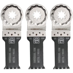 Fein StarlockPlus 1-1/8 in. X 1-1/8 in. L Bi-Metal E-Cut Universal Saw Blade 3 pk - 1 of 2