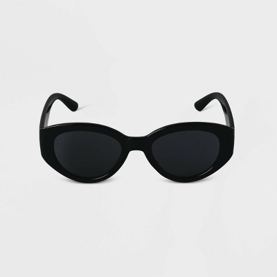 Two Dot Stud Temple Triangular Lens Retro Cat Eye Wholesale Sunglasses