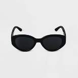Women's Plastic Oval Sunglasses - A New Day™