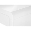Vynxaria Modern 48" Glossy White Laminate Computer Desk Storage Drawers for Home Office Laptop Work - 4 of 4