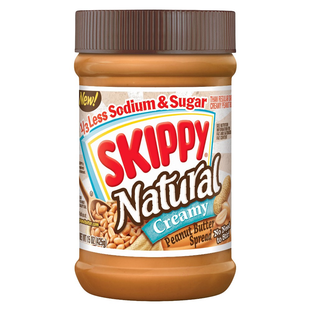 Skippy Natural Creamy Peanut Butter Safe For Dogs