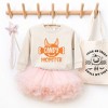 The Juniper Shop Candy Monster Horns Glitter Youth Ultra-Soft Graphic Sweatshirt - 2 of 3
