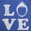 Womens Funny T Shirts Love Shark Head Sarcastic Graphic Novelty Tee For Ladies - Crazy Dog Women's T Shirt - 2 of 4