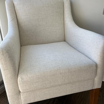 Clearfield Swoop Arm Dining Chair Cream - Thresholdâ¢ Designed With Studio Mcgee : Target