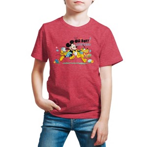 Boys' - Disney - Oh Boy Easter Is Here Short Sleeve Graphic T-Shirt - 1 of 4