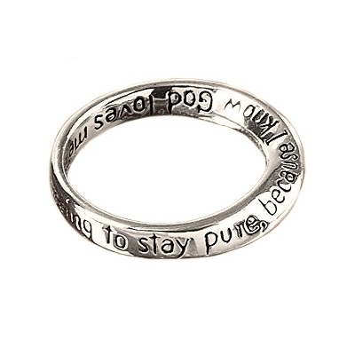 Dicksons Love Purity Trust God Loves Silver Plated Mobius Inspirational ...