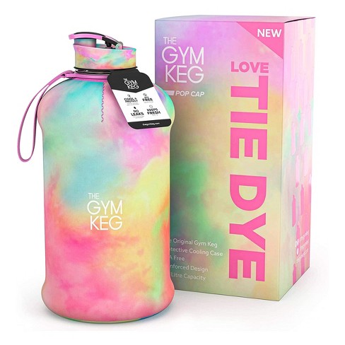 The Gym Keg 74oz Water Bottle With Carry Handle - Multicolored : Target