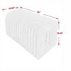 Kumasinova Plush Storage Ottoman Bench, Arch Hollow Design, Cat Nest & Storage Ottoman, Versatile Entryway Bench & Foot Stool, Soft Cushioned - 4 of 4