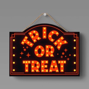 18"x14" Trick or Treat Marquee Sign Wall Decor - Hyde and EEK! Boutique™ - 1 of 3