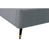 Manhattan Comfort Crosby Modern Velvet Upholstered Bed - 4 of 4