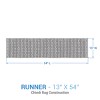 Park Designs Cozy Christmas Chindi Table Runner 13" X 54" - 4 of 4
