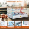 Commercial Food Warmer, Food Display Case 24 Inch - 2-Tier Countertop Stainless Steel Warmer with Tempered Glass Shield for Buffet Restaurant - 2 of 4