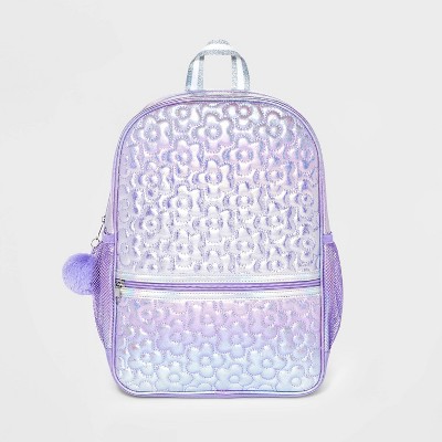 Kids' Floral Quilted Backpack - Cat & Jack™ Purple