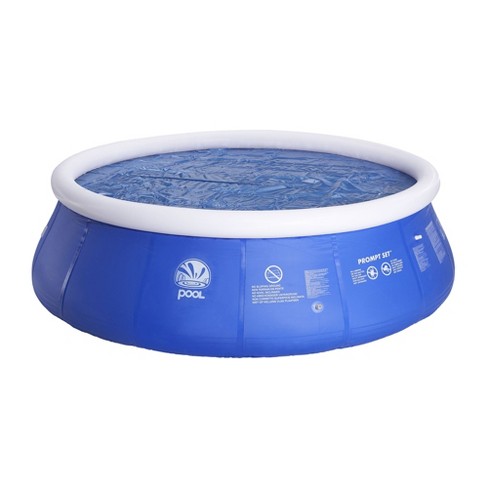Pool Central 6.3' Blue Round Floating Solar Swimming Pool Cover : Target