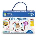 Learning Resources 3-Letter Word Puzzle Cards